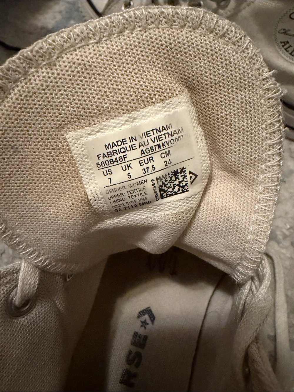 Converse White High-Top Platform Chuck Taylor Sneaker